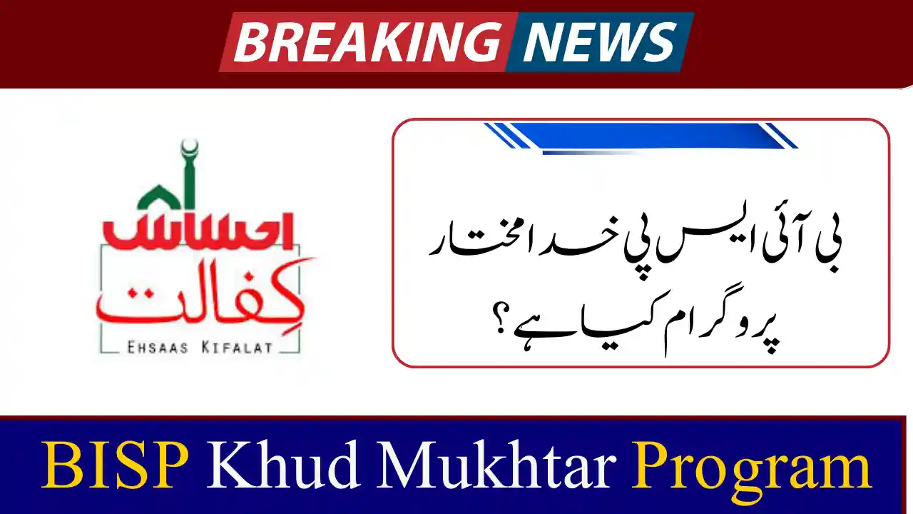 Update Check: BISP Khud Mukhtar Program 2024