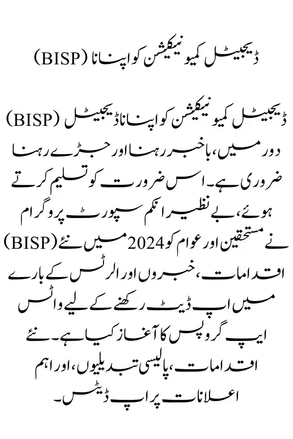 (BISP) Embracing Digital Communication