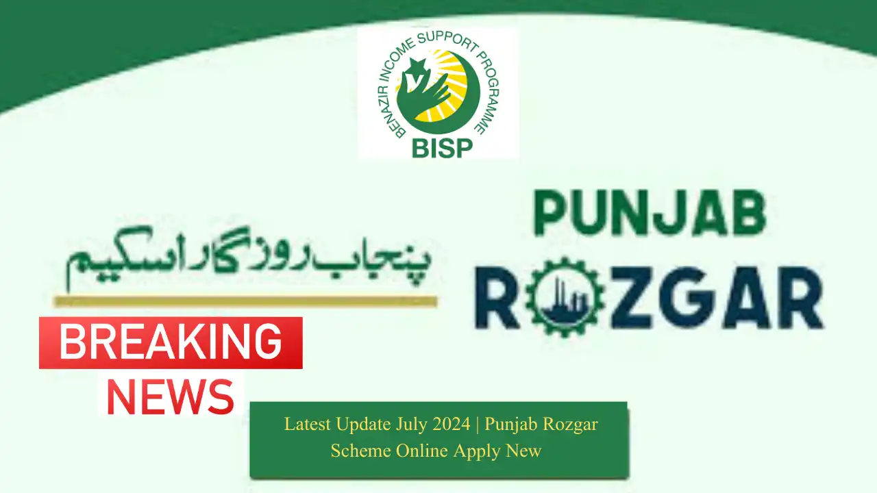 Latest Update July 2024 | Punjab Rozgar Scheme Online Apply New